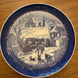 Royal Copenhagen Blue and White Decorative Plate